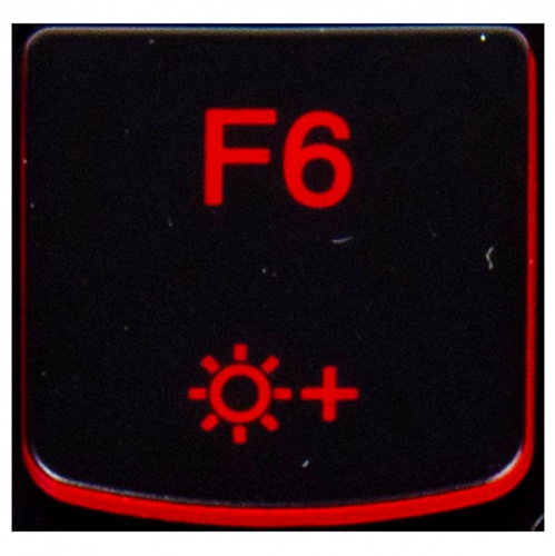 F6 KEY Lenovo Y530 Y540 Y7000 red backlit