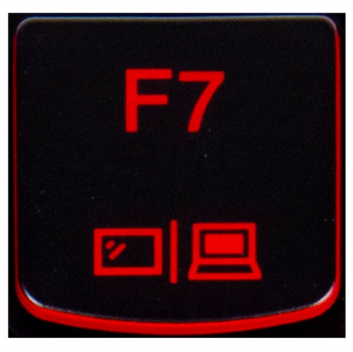 F7 KEY Lenovo Y530 Y540 Y7000 red backlit