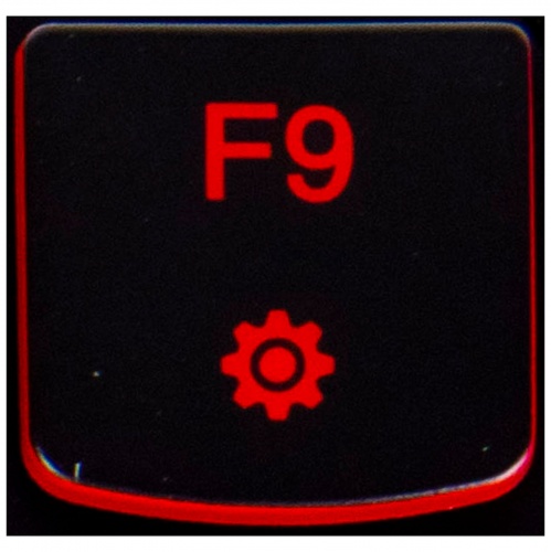 F9 KEY Lenovo Y530 Y540 Y7000 red backlit