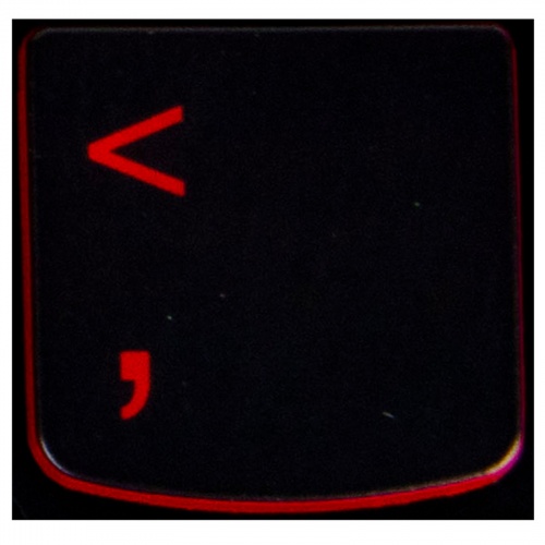 < key Lenovo Y530 Y540 Y7000 red backlit