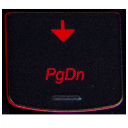 PgDn key Lenovo Y530 Y540 Y7000 red backlit