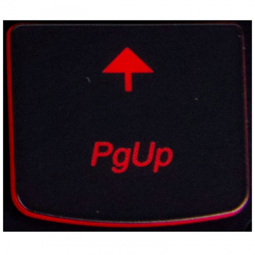 PgUp key Lenovo Y530 Y540 Y7000 red backlit