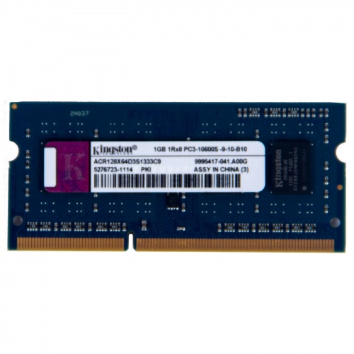 RAM DIMM 1 GB SODIMM DDR3 10600s KINGSTON