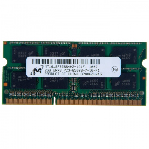 RAM DIMM 2 GB SODIMM DDR3 8500s 55Y3713