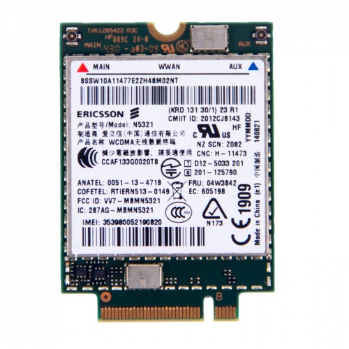 Modem WWAN GSM UMTS 3G Lenovo ThinkPad X240 T440 T440s S540 W540 