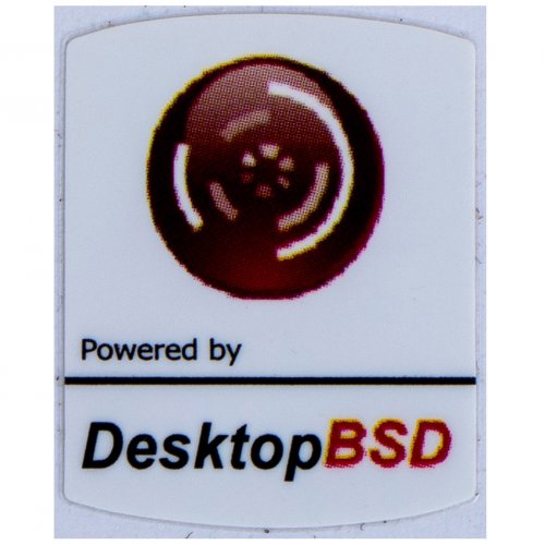 Powered by DesktopBSD sticker 19 x 24 mm