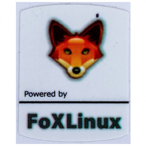 Powered by FoXLinux sticker 19 x 24 mm