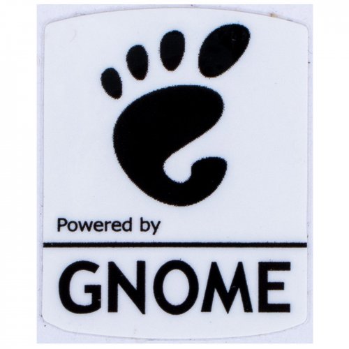 Powered by Gnome sticker 19 x 24 mm