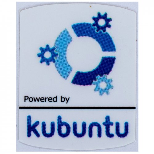 Powered by Kubuntu sticker 19 x 24 mm