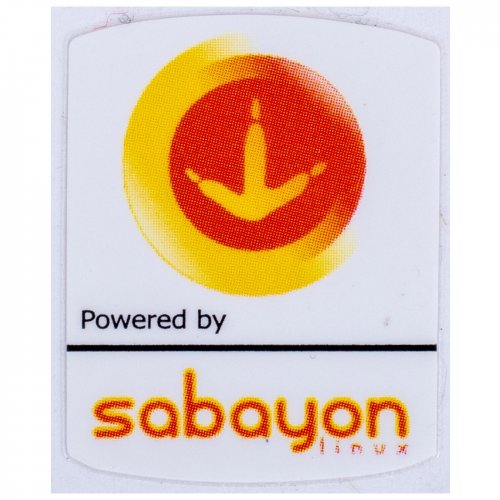 Powered by Sabayon sticker 19 x 24 mm