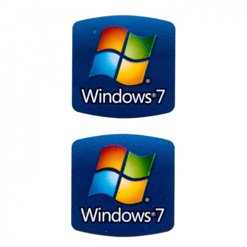 Windows 7 sticker 20x20 mm