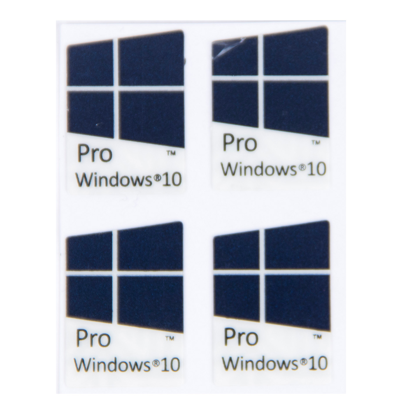 Windows 10 PRO blue sticker 17 x 23 mm :: ABCDEAL.EU