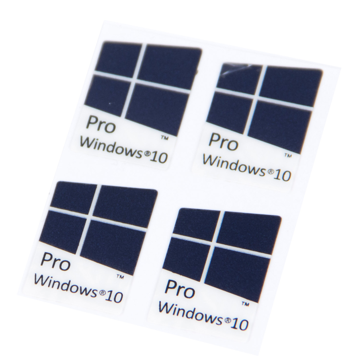 Windows 10 PRO blue sticker 17 x 23 mm :: ABCDEAL.EU