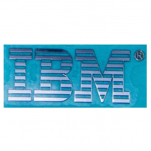 IBM 27x12 mm sticker logo 