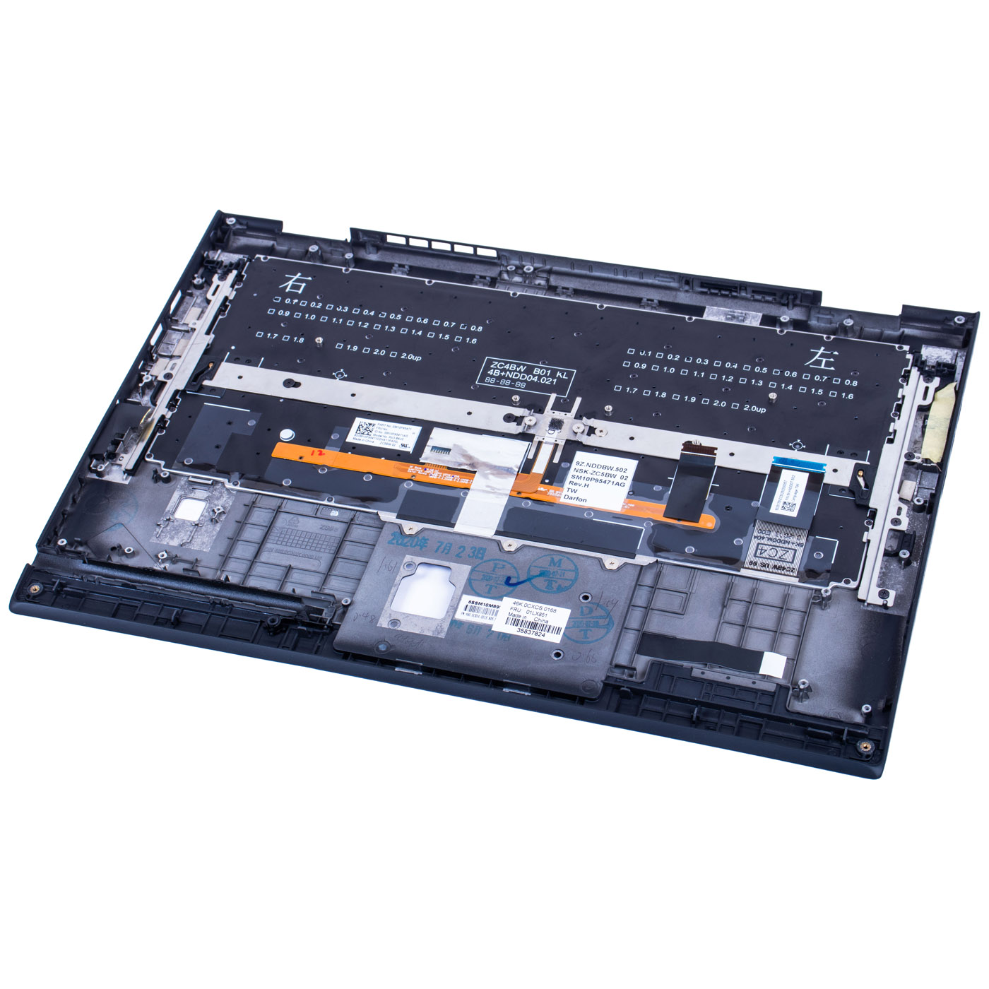 Palmrest keyboard Lenovo Thinkpad X1 Yoga 3rd generation | 01LX830