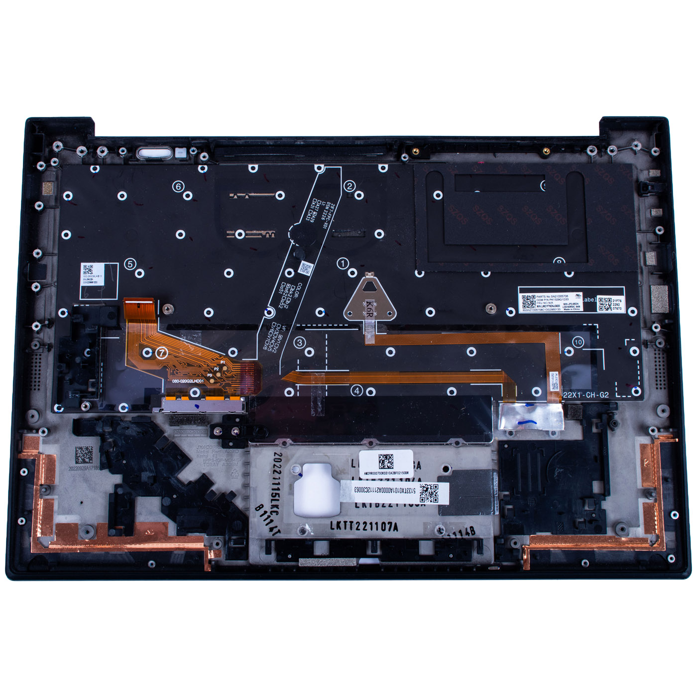 Palmrest keyboard Lenovo X1 Carbon 10 11 WWAN | 5M11H44247