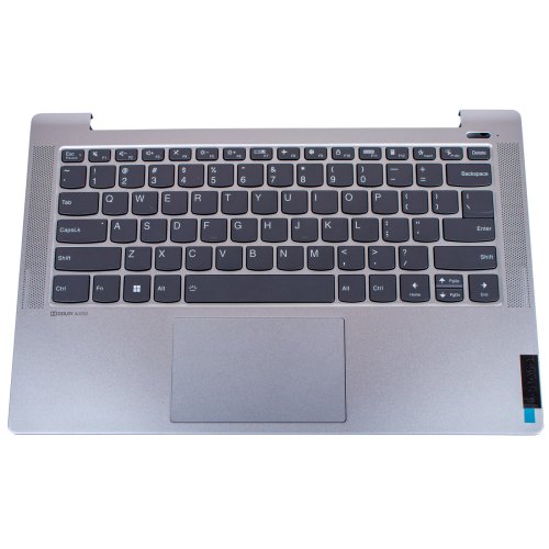 Palmrest touchpad keyboard Lenovo IdeaPad 5 14 silver alu